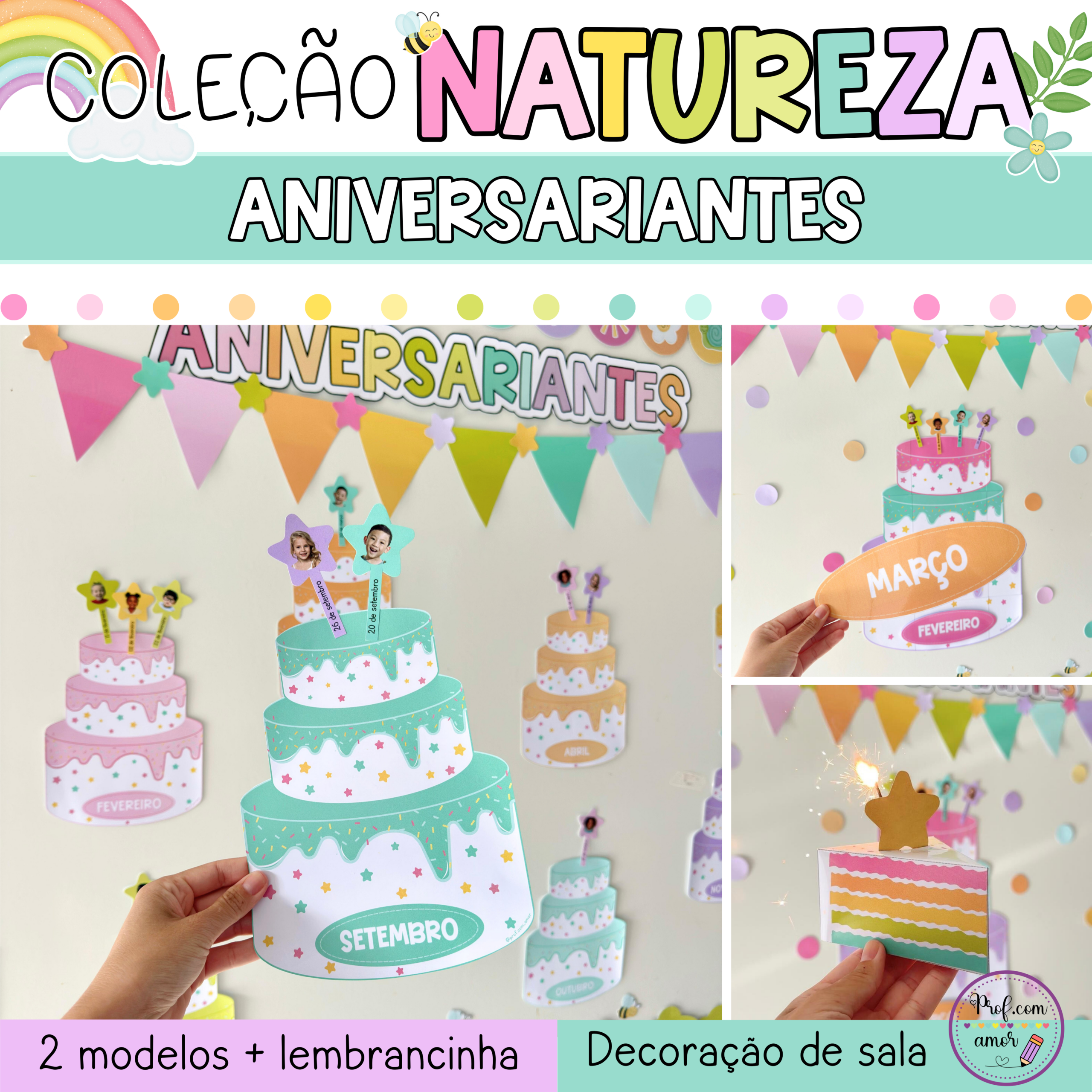 Painel Aniversariantes – Coleção Natureza
