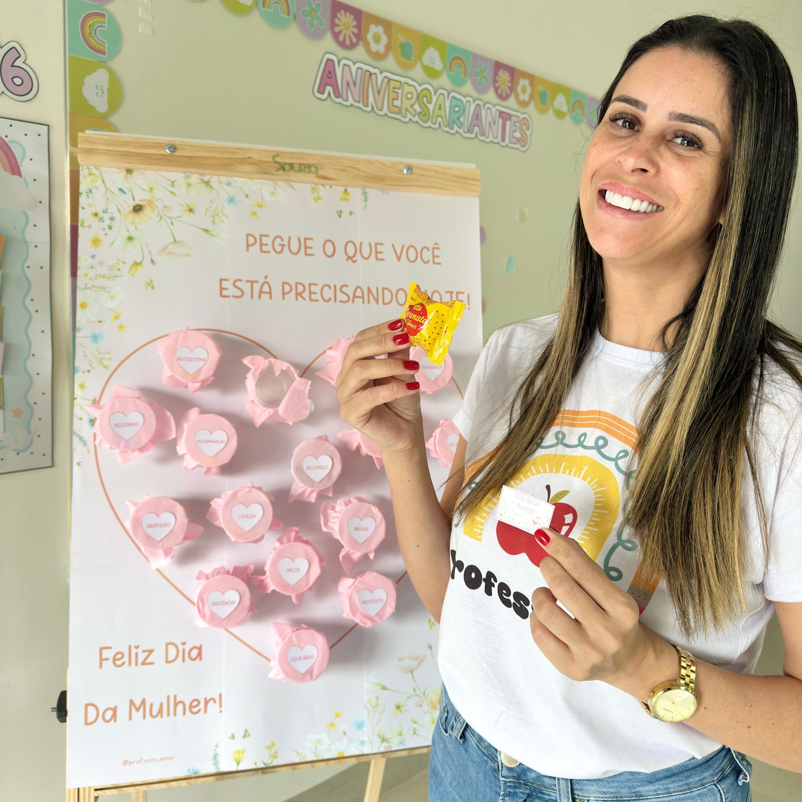 Painel Recepção Dia Da Mulher
