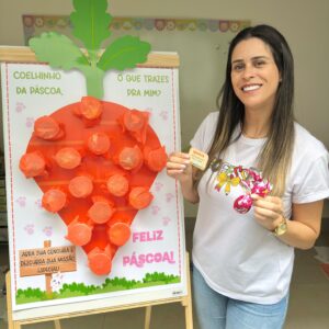 Painel Dinâmica na Cenoura - Páscoa