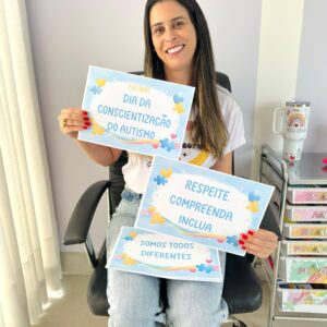 Plaquinhas Para Vídeo - Conscientização do Autismo