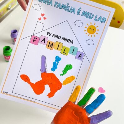 Atividade Interativa Mãozinha da Família - Família