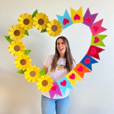 Moldura Coração Junino - Festa Junina