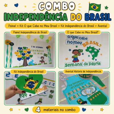 Combo Independência do Brasil - Semana da Pátria