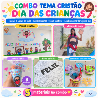 Combo Tema Cristão - Dia das Crianças