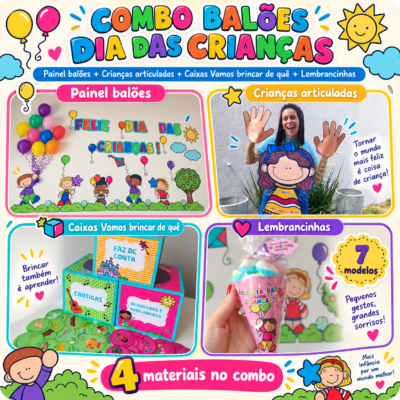 Combo Balões - Dia das Crianças