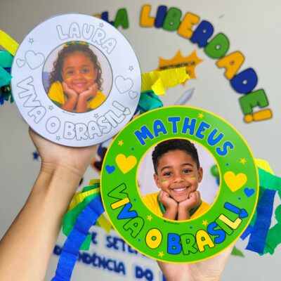 Pompom Chocalho Viva o Brasil - Independência do Brasil