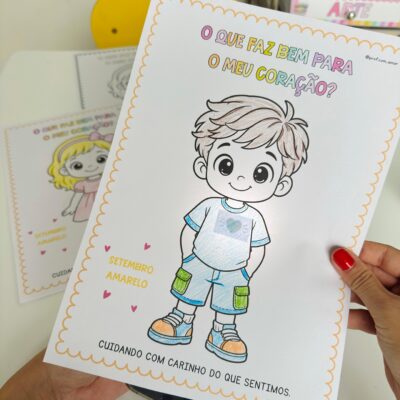 Atividade O Que Faz Bem Para o Meu Coração? - Setembro Amarelo