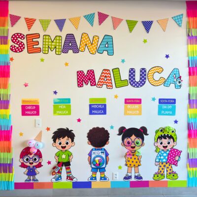 Painel Semana Maluca - Dia das Crianças